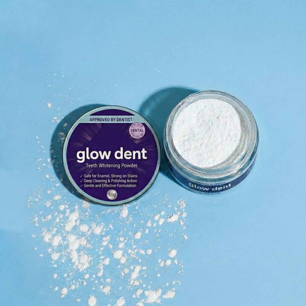 Natural teeth whitening results Glow Dent Care